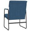 vidaXL Cadeira lounge 55x64x80 cm tecido azul