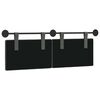 vidaXL Cabeceira Suspensa Liso Cinza Escuro 150 x 55 x 5 cm