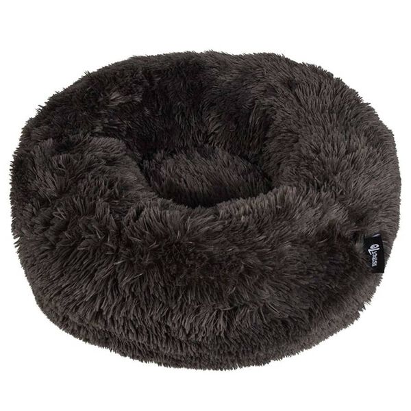 DISTRICT70 Cama para animais de estima&ccedil;&atilde;o FUZZ M cinzento-escuro