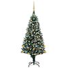 vidaXL &Aacute;rvore Natal artificial com LEDs e bolas e pinhas 150 cm