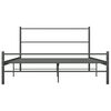 vidaXL Estrutura de cama metal 160x200 cm cinzento