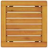 vidaXL Mesa Lateral Castanho 35 x 35 x 34 cm Madeira de ac&aacute;cia maci&ccedil;a