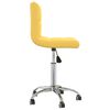 vidaXL Cadeira de escritório giratória tecido amarelo mostarda