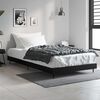 vidaXL Estrutura de cama 90x190 cm derivados de madeira preto