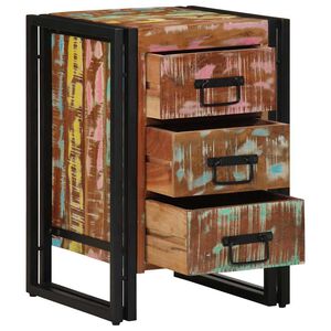 vidaXL Arm&aacute;rio de Cabeceira 40 x 40 x 59 cm Madeira Refor&ccedil;ada S&oacute;lida