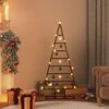vidaXL &Aacute;rvore de Natal para decora&ccedil;&atilde;o 125 cm metal preto