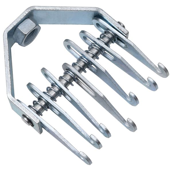 vidaXL Martelo deslizante com garras múltiplas 65 cm aço-carbono