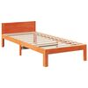 vidaXL Cama sem colch&atilde;o 80x200 cm pinho maci&ccedil;o castanho-mel