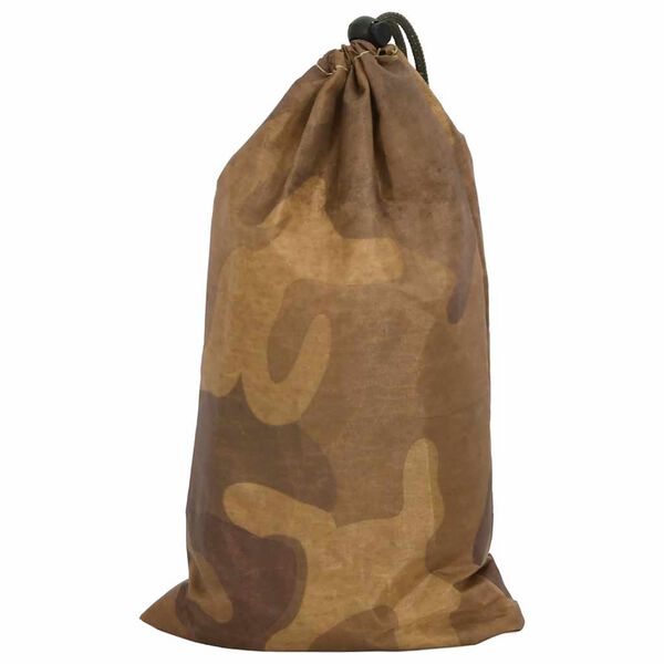 vidaXL Rede de camuflagem com saco de arruma&ccedil;&atilde;o 753x199 cm areia