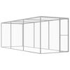 vidaXL Jaula para gatos 4,5x1,5x1,5 m a&ccedil;o galvanizado