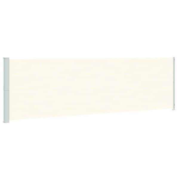 vidaXL Toldo lateral retr&aacute;til de p&aacute;tio 180x600 cm cor creme