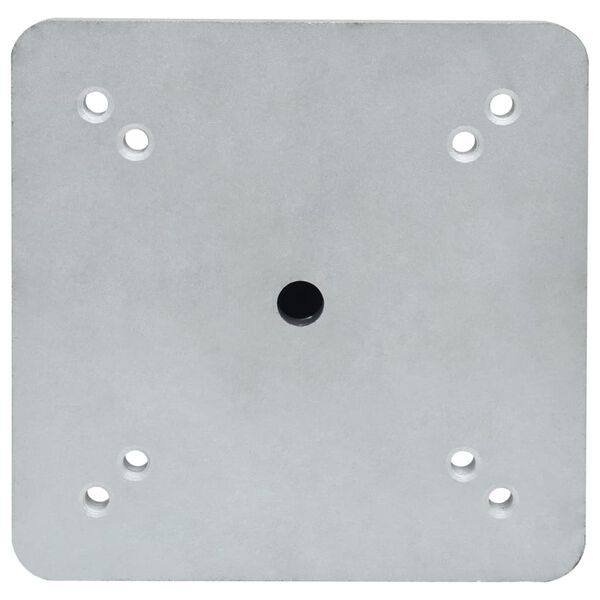 vidaXL Base de guarda-sol de enterrar com haste 16x16x52 cm aço