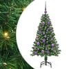 vidaXL &Aacute;rvore de Natal Artificial Verde 120 cm PVC, A&ccedil;o e Pl&aacute;stico
