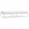 vidaXL Estrutura de cama 100x200 cm metal branco