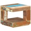 vidaXL Mesa de centro 45x45x40 cm madeira recuperada maci&ccedil;a
