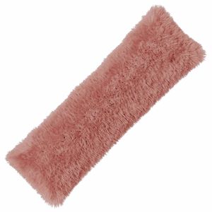 vidaXL Capa almofada HEERLEN Rosa 40 x 145 cm Fleece PV