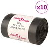vidaXL Sacos do lixo 250 pcs 60 L preto