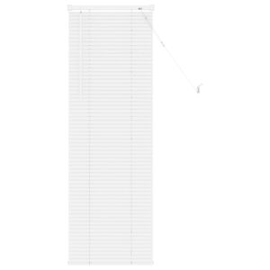 vidaXL Cortina Veneziana Manual Ajust&aacute;vel Branco 150 x 50 cm PVC