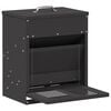 vidaXL Comedouro de Pedal para Frango Preto 33 x 42 x 40 cm 10 kg