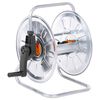 vidaXL Enrolador de parede para mangueira de 50 m 1/2" a&ccedil;o
