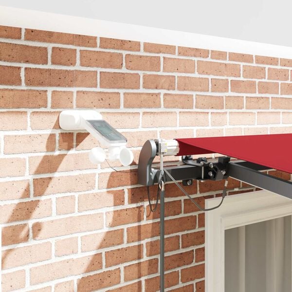 vidaXL Tecido de Toldos com Vermelho 300 x 250 cm Poli&eacute;ster