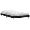 vidaXL Estrutura de cama 90x190 cm derivados de madeira preto