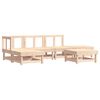 vidaXL 6 pcs conjunto lounge de jardim pinho maci&ccedil;o
