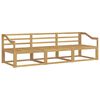 vidaXL Conjunto de Sof&aacute;s para Exterior 3 pcs Branco 245,5 x 83 x 73 cm
