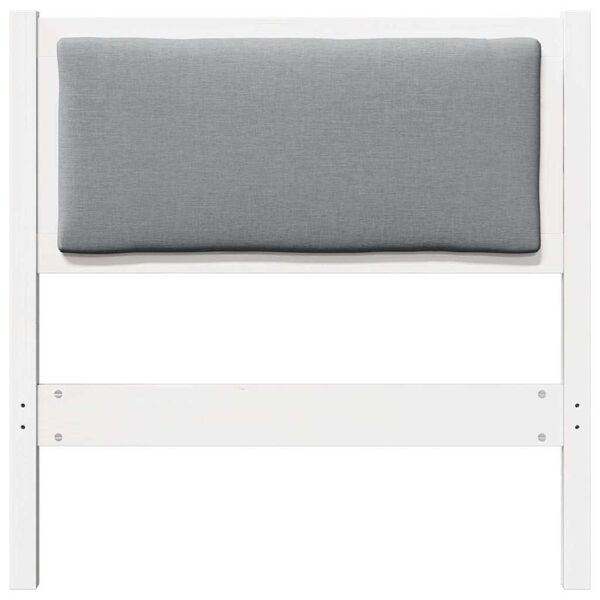 vidaXL Cabeceira Outros Branco 80 cm Madeira de pinho maci&ccedil;a