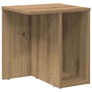 vidaXL Mesa de apoio Carvalho Artesanal 37 x 32 x 40 cm