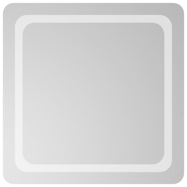 vidaXL Espelho de casa de banho com luzes LED 60x60 cm