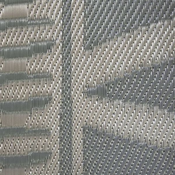 Bo-Camp Tapete de exterior Chill mat Oxomo XL 2,7x3,5 m cinzento-claro