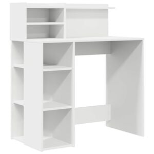 vidaXL Mesa Branco 90 x 48 x 101,5 cm Derivados de Madeira