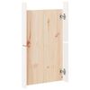 vidaXL Portas cozinha p/ exterior MEPPEL 2 pcs 50x9x82 cm pinho maci&ccedil;o branco