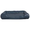 vidaXL Cama para c&atilde;es 80x68x23 cm couro artificial azul-escuro