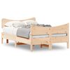 vidaXL Cama sem colch&atilde;o 120x190 cm madeira de pinho maci&ccedil;a
