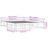 vidaXL Estrutura de cama 120x200 cm madeira maci&ccedil;a