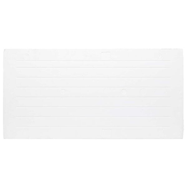 vidaXL Pain&eacute;is de parede 10 pcs Vermelho e Branco 100 x 50 cm