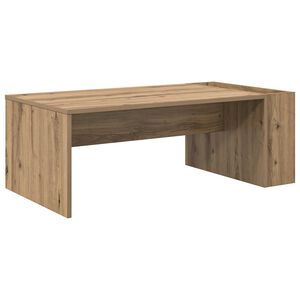 vidaXL Mesa de centro Carvalho Artesanal 95 x 50 x 34 cm