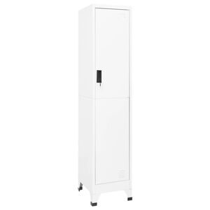 vidaXL Cacifo 38x45x180 cm a&ccedil;o branco