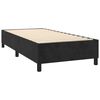 vidaXL Cama box spring c/ colch&atilde;o/LED 100x200 cm veludo preto