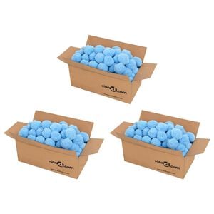 vidaXL Filtro de piscina antibacteriano bolas azuis 2100 g polietileno