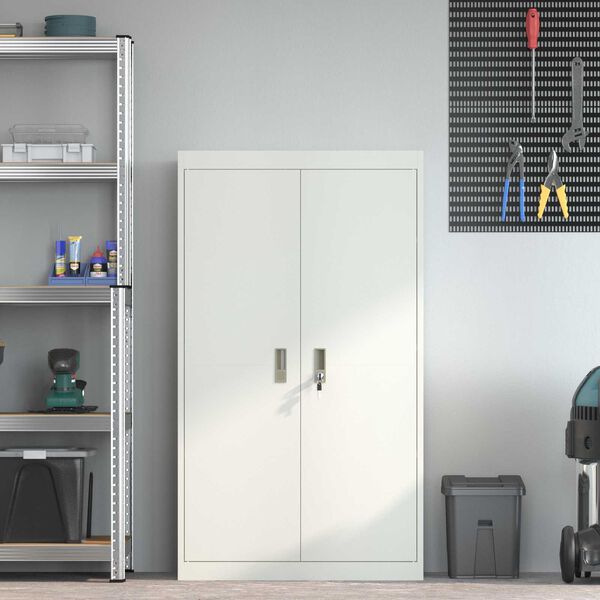 vidaXL Arm&aacute;rio de arruma&ccedil;&atilde;o 2 pcs Branco 80 x 40 x 140 cm