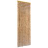 vidaXL Cortina de porta anti-insetos para autocaravana em bambu 56x185 cm