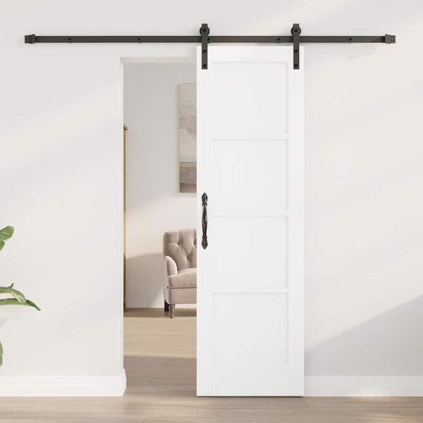 vidaXL Porta Deslizante Branco 61 x 198,5 cm