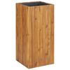 vidaXL Vaso/floreira de jardim 43,5x43,5x90 cm ac&aacute;cia maci&ccedil;a