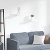 vidaXL Prateleiras de parede suspensas 2 pcs 23x23,5x3,8cm MDF branco