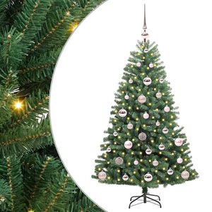 vidaXL &Aacute;rvore de Natal Articulada Artificial Verde 120 cm PVC e Metal