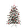 vidaXL &Aacute;rvore de Natal Articulada Artificial Branco 120 cm PE e PVC