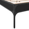 vidaXL Estrutura de cama 150x200 cm derivados de madeira/metal preto